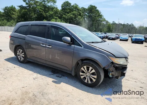 2015 Honda Odyssey Ex z USA, uszkodzony, nr VIN 5FNRL5H48FB071573